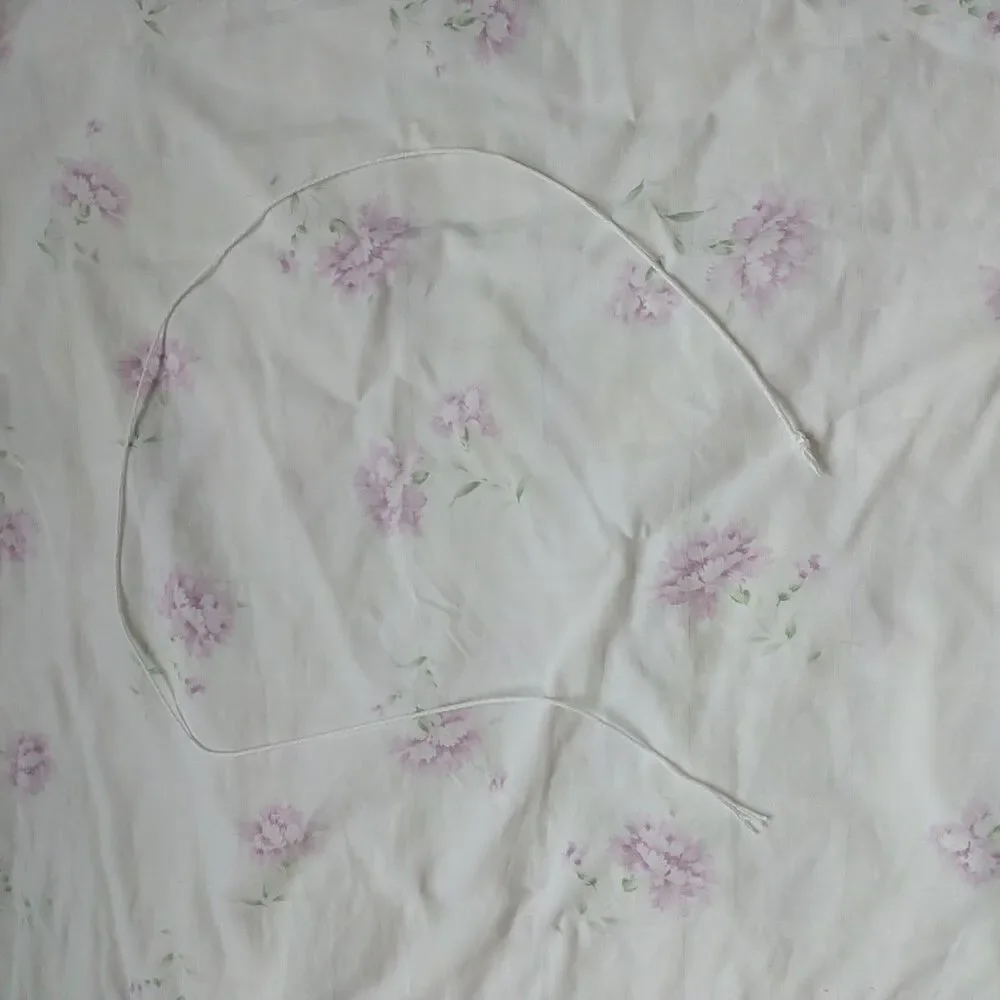 Ralph Lauren QUEEN FULL Solange Duvet Cover Floral White Pink Check Shabby Chic